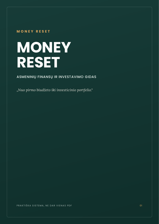 Money reset product